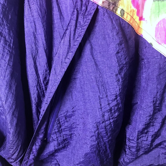 Vintage Active Elements Large Floral Windbreaker - Picture 7 of 7